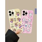韓国デザイン iPhone16iPhone16e ケース かわいい iPhone16e キャラクター スマホケース 透明 クリア アイホン16e