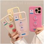 スマホケース 可愛いiPhone16スマホケース 韓国 ストラップ付 かわいい スマホカバー ハンドストラップ アイフォンケース スマホケース おしゃれ