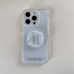 スマホケース iPhone16 15 14 SE対応 クリア 透明 ソフト TPU 耐衝撃 可愛い デザイン カメラ保護 薄型 軽量 黄変防止 韓国風 キャラクター