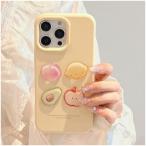 スマホケース iPhone16 15 14 SE対応 クリア 透明 ソフト TPU 耐衝撃 可愛い デザイン カメラ保護 薄型 軽量 黄変防止 韓国風 キャラクター