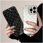 スマホケース iPhone16 15 14 SE対応 クリア 透明 ソフト TPU 耐衝撃 可愛い デザイン カメラ保護 薄型 軽量 黄変防止 韓国風 キャラクター