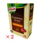 kno-ru кукуруза крем 1kg×2 коробка Ajinomoto кукуруза суп для бизнеса кулинария суп AJINOMOTOpota-ju сухой суп 