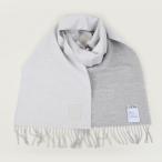 LOEWE ロエベ アイボリーマフラー ロゴパッチ ウール&;カシミヤ F811251X06 2013 新品 並行輸入品　イタリア正規品