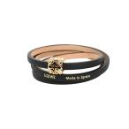 ショッピングロエベ LOEWE ロエベ アナグラム ボンベ ツイスト ブレスレット  J242TWLX03 1100 イタリア正規品 新品 並行輸入品