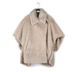  параллель импортные товары Италия стандартный товар Max Mara Max Mara TEBEtebe плюшевый мишка накидка женский новый товар Sand 