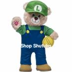 ビルドアベア ルイージ スーパーマリオブラザーズ コスチューム ぬいぐるみ クマ テディベア ダッフィー 緑/紺色 衣装 仮装 ハロウィン 任天堂