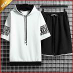  верх и низ в комплекте выставить мужской короткий рукав тренировочный тонкий шорты с капюшоном . спорт одежда салон одежда часть магазин надеты casual свободно День отца 