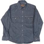 カムコ 長袖 ストライプ シャンブレーシャツ ブルー メンズ CAMCO CHAMBRAY SHIRTS 027