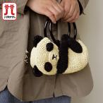 - manaka..... сумка Panda H320-003-111l eko нижний задний ручной вязки .. было использовано комплект плетеный map имеется иглы для вязания крючком плетеный животное 