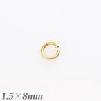  дизайн круг can 1.5×8mm Gold 10 штук | сделано в Японии аксессуары металлические принадлежности can круг кручение 