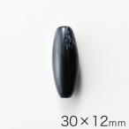 アクリルビーズ ナツメ 30×12mm ブラックマーブル 2個入 | アクリル ビーズ マーブル 模様 大理石調