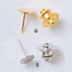 ビーズ リング・ブローチ金具 貼付タックピン ゴールド・シルバー｜ハンドメイド アクセサリー 手芸 トーカイ