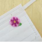 ひな祭りマグネットクリップ　桃の花 | ひな祭りマグネット クリップ 桃の花 キット 桃の節句 マスク アクセサリー クラフトビーズ　雛