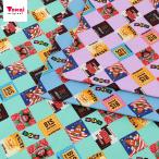 チロルチョコ パッケージ オックス 1m カットクロス｜生地 布 布地 はぎれ カット布 カットクロス お菓子 チョコ TIROL コットン100％ 入園 入学 新学期 グッズ