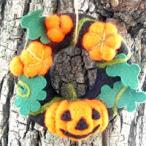 フェルト羊毛キット チューリップ ハロウィンリース