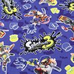 スプラトゥーン3 オックス 50cm単位|切売り 切り売り 生地 布 布地 コットン100% キャラクター ゲーム 人気 イカ タコ インク 通園 通学