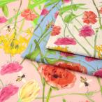 日比谷花壇 インクジェット ローン 50cm単位｜切売り 切り売り 生地 布 布地 コットン100％ 花柄 フラワー柄 フラワープリント ボタニカル柄