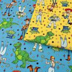 ショッピングトイストーリー ディズニー ピクサー トイ・ストーリー レトロスター柄 オックス 50cm単位 | 切売り 切り売り 生地 布 布地 コットン100％ キャラクター トイストーリー ポップ