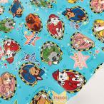 パウ・パトロール 星柄 オックス 50cm単位 | 切売り 切り売り 生地 布 布地 コットン100％ パウパトロール キャラクター パウパト イヌ 犬 ドッグ