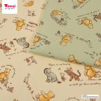  ткань ткань Disney Classic Pooh 11 номер брезент 50cm единица измерения | порез продажа продается куском ткань герой Винни Пух симпатичный 
