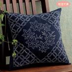 刺繍 キット オリムパス 古典柄のキット クッション 紅葉と丸七宝