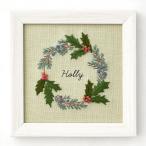  вышивка Aoki Кадзуко 12. месяц. растения рука . османтус разнолистный рама имеется lNo.542012 Cosmo .... комплект COSMO Франция ....