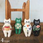piece nekogao 刺繍ブローチキット 図案印刷済 | 刺しゅう ぬいぐるみ 刺繍 ブローチ ステッチ刺繍 キット 猫 ネコ ねこがお ネコ顔 手芸 秋刺繍