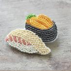 Harapeko BROOCH суши ..HCA20//10 |. ... брошь комплект бисер вышивка комплект кондитерские изделия конфеты бисер брошь комплект дизайн печать завершено miyuki