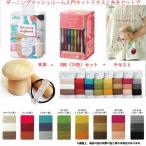 刺繍道具 きのこ ダーニング マッシュルーム ビギナーセット(テキスト・糸8個(24色)Y-2 付き)