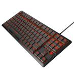 エレコム USB-A ゲーミングキーボード 【ARMA】 メカニカル 独自の薄型設計 コンパクト5000万回耐久スイッチ 日本語配列 LED搭載 ブラック TK-ARMA30BK