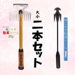 除草ツール 2本セット【大型＋軽量】根こそぎ草取り道具 庭 雑草取り 畑 ガーデニング グッズ 草抜き 根まで取れる