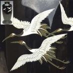 [. приятный ] Meiji времена серебряный линия . журавль map 7 сокровищ ваза шт. есть корпус высота 24,5cm масса 1050g P1801