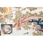 [. приятный ] Edo времена старый Imari .. из рыба, Sakura . феникс map украшение тарелка диаметр 31,2cm R1061