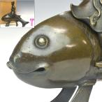 [. приятный ] China старый . старый медь кото высота . человек курильница ширина 25cm масса 1149g S2021