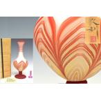 [. приятный ] стекло прикладное искусство. популярный автор Iwata . выгода произведение [ журавль ] ваза высота 32cm вместе коробка подлинный товар гарантия U1341