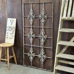 V-990C*W60×H120 большой античный железный забор ржавчина решетка клетка перегородка садоводство вне конструкция магазин инвентарь окно металлический .stk