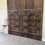 Y-554#W86×H106 левый правый 2 листов комплект большой античный железный забор садоводство шпалера оконная решетка предотвращение преступления клетка окно ..stk