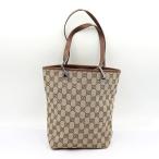 グッチ(GUCCI) GGキャンバス トートバッグ 31244 W26cm・H24.5cm・D9cm レディース トートバッグ ハンドバッグ (中古)