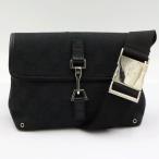 グッチ(GUCCI)GGキャンパス ボディバッグ 92543 レディース ブラック 黒 ウエストバッグ コンパクトサイズ(中古)