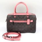 コーチ(COACH) ローワン サッチェル シグネチャーショルダバッグ F83607 W26cm×H16.5cm×D13.5cm ハンドバッグ ミニボストンバッグ レディース(中古)