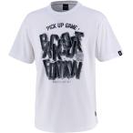 CONVERSE コンバース バックコートエディション　プリントTシャツ　裾ラウンド CBE282319 ホワイト