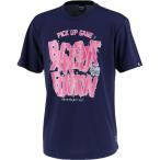 CONVERSE コンバース バックコートエディション　プリントTシャツ　裾ラウンド CBE282319 ネイビー