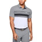 UNDER　ARMOUR アンダーアーマー UA　Vanish　Chest　Stripe　Polo 1350972 STL/BLK/WHT