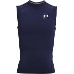 アンダーアーマー UNDER ARMOUR UA ヒートギアアーマー コンプレッション スリーブレス シャツ メンズ アンダーウェア トップス ノースリーブ 吸汗速