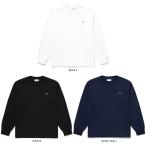 ラコステ LACOSTE ベーシックロングスリーブTシャツ メンズ ロンT シャツ 長袖 ワンポイント 綿 らこすて ロゴT 長袖シャツ トップス シンプル TH558399