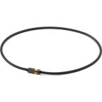 ファイテン Phiten ラクワ磁気ネックレス RAKUWA磁気ネックレス ローレット 管理医療機器 ブラック/ゴールド 50cm 健康アクセサリー 肩こり 首こり 血行促進