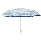 エイチエイユー　HAU　耐久骨波ボーダー／RH　55cm 雨　レイン　傘 レディース 10002907 ブルー
