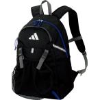 アディダス adidas ボール用デイパック 24L 黒色 青色 ブラック セミルーシドブルー リュック リュックサック 通学 部活 中学生 高校生 大学生 通勤 体育館 フ