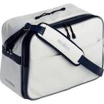 ショッピングエナメルバッグ モルテン molten エナメルバッグ Lサイズ 白 ネイビー ホワイト バッグ チームバッグ サッカー バレー バスケ フットサル ラグビー ハンドボール 部活  KM0074