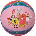 スポルディング SPALDING スポンジ・ボブ キャラクター ラバー SZ6 バスケットボール 85-044J 屋外向き 耐久性 6号球 中学生 バスケ 練習 部活 バスケ部 高校